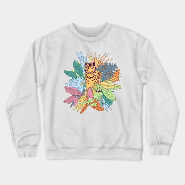 Tiger - Apparel Crewneck Sweatshirt by fernandaschallen